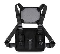 JXXUIRUIEEN Men's Workwear Multi-Functional Hip-Hop Outdoor Chest Bag for Workouts Cycling Hiking(Colour 3)