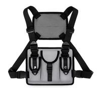 JXXUIRUIEEN Men's Workwear Multi-Functional Hip-Hop Outdoor Chest Bag for Workouts Cycling Hiking(Colour 5)