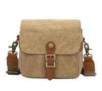 JXXUIRUIEEN SLR Cases Camera Cases Canvas DSLR Camera Bag Waterproof Shoulder Slanting(Khaki)