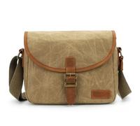 JXXUIRUIEEN SLR Cases Camera Cases Waterproof Canvas Photography Bag Casual SLR Digital(Khaki)