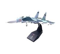 JXYAQTSOF 1/100 Scale For Russian Su-27 Fighter Military Model Aircraft Alloy Metal Aircraft Collectible Model(SU 27)