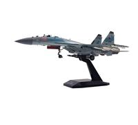 JXYAQTSOF 1/100 Scale For Russian Su-27 Fighter Military Model Aircraft Alloy Metal Aircraft Collectible Model(Su35)