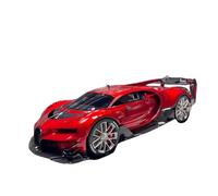 JXYAQTSOF 1:18 For Bugatti Vision GT Scale Diecast Model Car Metal Static Display Vehicle(Red)