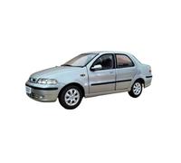 JXYAQTSOF 1:18 For Fiat Siena Simulation Alloy Full Door Car Model Fan Collection Metal Ornament