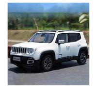 JXYAQTSOF 1:18 For Jeep Renegade Off-road Vehicle Diecast Alloy Model Home Decor Collection(White)