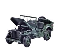 JXYAQTSOF 1:18 For Willys GP Scale Model Car Collection Metal Vehicle Static Display