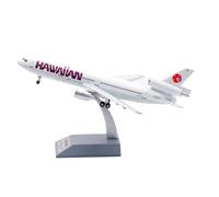 JXYAQTSOF 1:200 Scale Collectible Model For Hawaiian Airlines McDonnell Douglas DC-10-30 Die-cast Metal Aircraft Model N35084