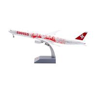 JXYAQTSOF 1:200 Scale Collectible Model For Swissair Star Alliance Boeing 777-300 Die-cast Model Aircraft HB-JNA