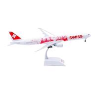 JXYAQTSOF 1:200 Scale Collectible Model For Swissair Star Alliance Boeing B777-300 Die-cast Metal Aircraft Model HB-JNA
