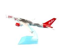 JXYAQTSOF 1:400 Die-cast Metal Airplane Model For AirAsia Tiger A320 Aircraft SEMANOAT HARIMAU MUDA Model Airplane(Asia dragon)