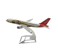 JXYAQTSOF 1:400 Die-cast Metal Airplane Model For AirAsia Tiger A320 Aircraft SEMANOAT HARIMAU MUDA Model Airplane(Asia Tiger a320)
