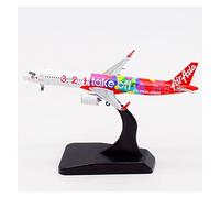 JXYAQTSOF 1:400 Fit For A321NEO 9M-VAA Air Asia Airplane Model Miniatures Architecture Collection Model