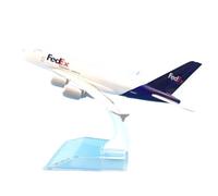 JXYAQTSOF 1:400 Scale Die-cast Aircraft Model DHL Boeing B757 UPS Boeing B747 FEDEX EXPRESS A380 Metal Model Aircraft(FEDEX Airbus A380)