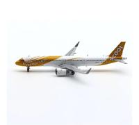 JXYAQTSOF 1:400 Scale for Singapore Airlines A321NEO 9V-TCA Diecasts Aircraft Model Metal Single Plane