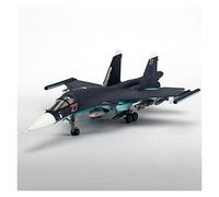 JXYAQTSOF 1:72 Fit For SU-34 Su34 Air Force Die-Cast Aircraft Fighter Aircraft Model Toy Static Die-Cast Model Toy(A)