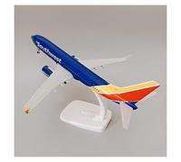 JXYAQTSOF 20cm Alloy Metal Fit For Aviation Southwest Airlines Boeing 737 B737 Die Cast Airplane Model