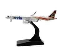 JXYAQTSOF Alloy Collectible Plane 1:400 FOR Arkia Airlines Airbus A321neo Diecast Aircraft JET Model 4X-AGK With Stand