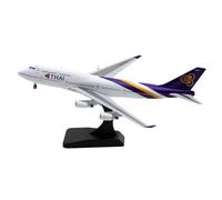 JXYAQTSOF Alloy Collectible Plane 1:400 For Thai Airways StarAlliance Boeing B747-400 Diecast Aircraft Jet Model