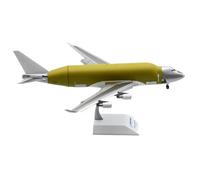 JXYAQTSOF Alloy Metal 1:200 Scale Collectible Model For Boeing Bare Metal B747-400LCF Jet Aircraft Model N7478C Flaps Down