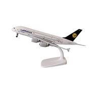 JXYAQTSOF Alloy Metal Fit For Lufthansa Boeing 747 B747 Airbus A380 Die Cast Airplane Model Toy Gift 20cm(A)