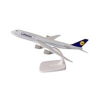 JXYAQTSOF Alloy Metal Fit For Lufthansa Boeing 747 B747 Airbus A380 Die Cast Airplane Model Toy Gift 20cm(B)