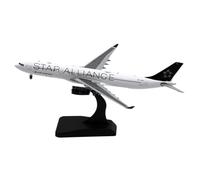 JXYAQTSOF Collectible Aircraft 1:400 Scale For Air Canada Star Alliance A330-300 Die-cast Metal Aircraft Model C-GEGP
