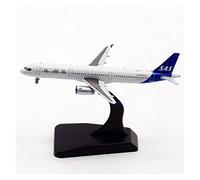 JXYAQTSOF Die-cast Alloy Metal Fit For A321 OY-KBH SAS SCANDINAVIAN Air 1:400 Aircraft Model Aircraft With Landing Gear