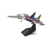 JXYAQTSOF Diecast 1/100 Scale For Russian Su35 Military Aircraft Model SU-35 Fighter Alloy Aircraft Collectible Model(SU 27 Performing)