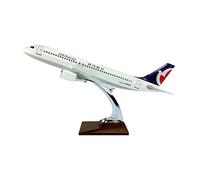 JXYAQTSOF Diecast Aeroplanes 1 100 Fit For Airbus A320-200 Airline Alloy Diecast Airplane Model Collection With Base Plane