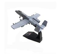 JXYAQTSOF Diecast Aeroplanes 1:100 For A-10 A10 Attack Plane Fighter Diecast Metal Aircraft Model Children Boy Gift(Dark grey)
