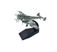 JXYAQTSOF Diecast Aeroplanes 1:100 For Die-casting Metal WWII German Messerschmitt BF110 (with Stand) Military Fighter Aircraft Aircraft Model Ornament Toys