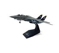 JXYAQTSOF Diecast Aeroplanes 1:100 For F-14 Tomcat Fighter Jet Simulation Alloy Aircraft Model Finished Product With Movable Wings