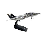 JXYAQTSOF Diecast Aeroplanes 1:100 For F-14 Tomcat Fighter Simulation Alloy Aircraft Model Wheels Wings Can Be Moved