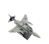 JXYAQTSOF Diecast Aeroplanes 1/100 For F-4 Ghost Corsair Flag Standalone F4C Replica Metal Fighter Model Military Decoration And Displays