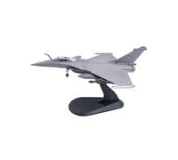 JXYAQTSOF Diecast Aeroplanes 1/100 For French Air Force Rafale C Die-cast Metal Fighter Military Display Airplane Model