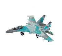 JXYAQTSOF Diecast Aeroplanes 1:100 For Russian Su35s Modern Military Model Airplane ABS Fighter Assemble Kit Display Collection