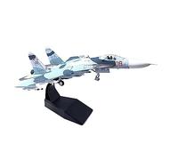 JXYAQTSOF Diecast Aeroplanes 1：100 For Su-27 Diecast Scale Alloy Military Simulation Aircraft Model Finished Product Collection