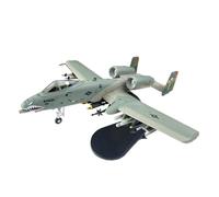 JXYAQTSOF Diecast Aeroplanes 1:100 For Thunderbolt II Attack Aircraft A10 Tiger Shark Finished Military Plane Model Toy Collection