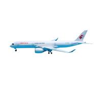 JXYAQTSOF Diecast Aeroplanes 1:125 Aircraft Model ForA350-900 China Eastern 47 Cm With Wheels And LED Lights Airbus Kit