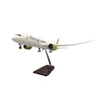 JXYAQTSOF Diecast Aeroplanes 1:130 For B787 Gulf Air Airline Resin Diecast Airplane Model With LED Landing Gear Home Decoration(No light)