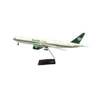 JXYAQTSOF Diecast Aeroplanes 1:130 For Saudi Cargo Airlines 777 Transport Plane 47cm Large Airplane Model With Wheels Room Decor