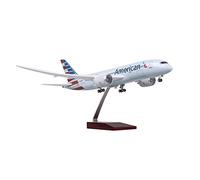 JXYAQTSOF Diecast Aeroplanes 1:130 Model Fit For Boeing B787 Resin Airbus Airplane With Lighted Wheel Collection Metal Fighter Model Toy