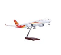 JXYAQTSOF Diecast Aeroplanes 1:142 For Hainan Airbus A350 Simulation Civil Aviation Airliner Aircraft Model With Wheels And Lights(No light)
