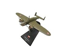 JXYAQTSOF Diecast Aeroplanes 1/144 For Classic WWII Bomber Model Poland PZL P-37 Aircraft Fighter Model Show Collection