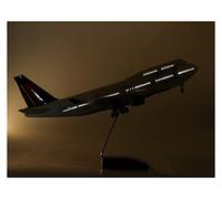 JXYAQTSOF Diecast Aeroplanes 1/150 Die-Cast Model Airplane DELTA 380 Airplane Boeing 747 Airliner with Lights and Wheels Display Toy Doll(B)