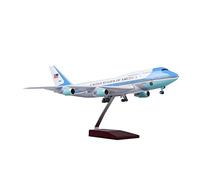 JXYAQTSOF Diecast Aeroplanes 1:150 Fit For Aviation Airplane B747 Alloy Aircraft Model Diecast Plane Collectible Adult Gift(With base no light)