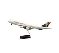 JXYAQTSOF Diecast Aeroplanes 1:150 For South African Airways 747 Airliner Airplane Model Simulation Ornament Boeing Gift Boys(No light)