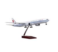 JXYAQTSOF Diecast Aeroplanes 1:157 For Boeing B777 Airplane Model Civil Aviation Airliner Simulation Collectible Ornaments 47Cm(With light)