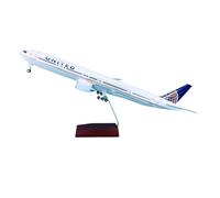 JXYAQTSOF Diecast Aeroplanes 1:158 Wheeled Aircraft For Boeing B777-300 United Scale Diecast Aircraft Model 47 Cm