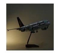 JXYAQTSOF Diecast Aeroplanes 1/160 Fit For Airbus A380 Aviation Model Lightweight Die-Cast Plastic Resin Airplane Collector Airliner Gift(B)
